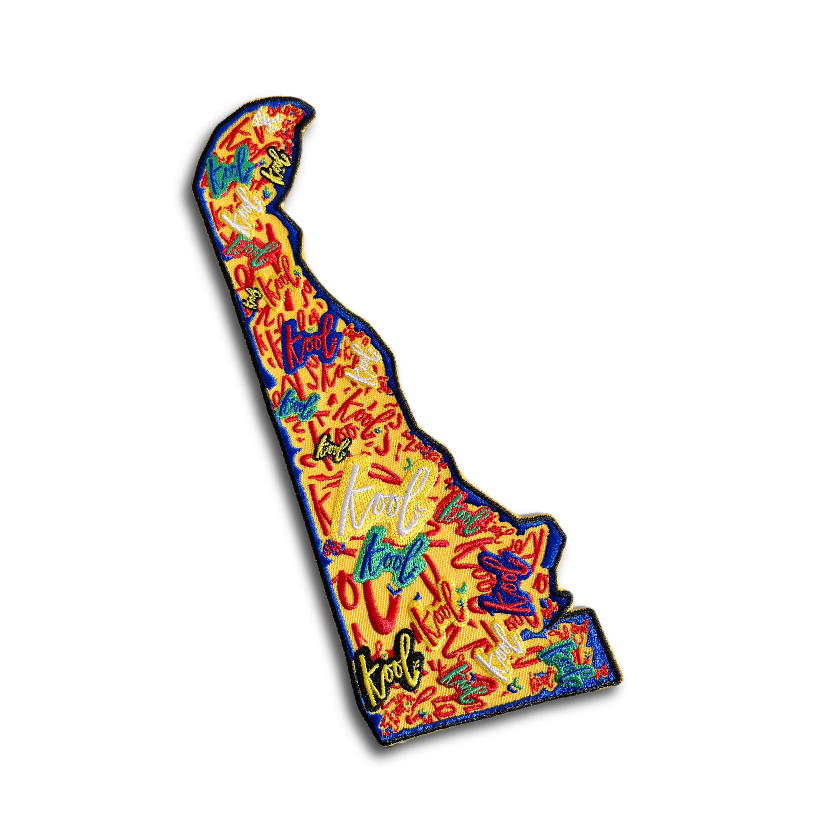 SOLD OUT Dela-Kool 8x 4 Iron on patch