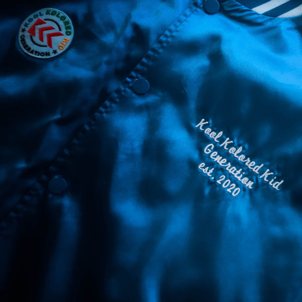 Global Kid Satin Baseball Jacket Kool Kolored Kid Generation LLC.