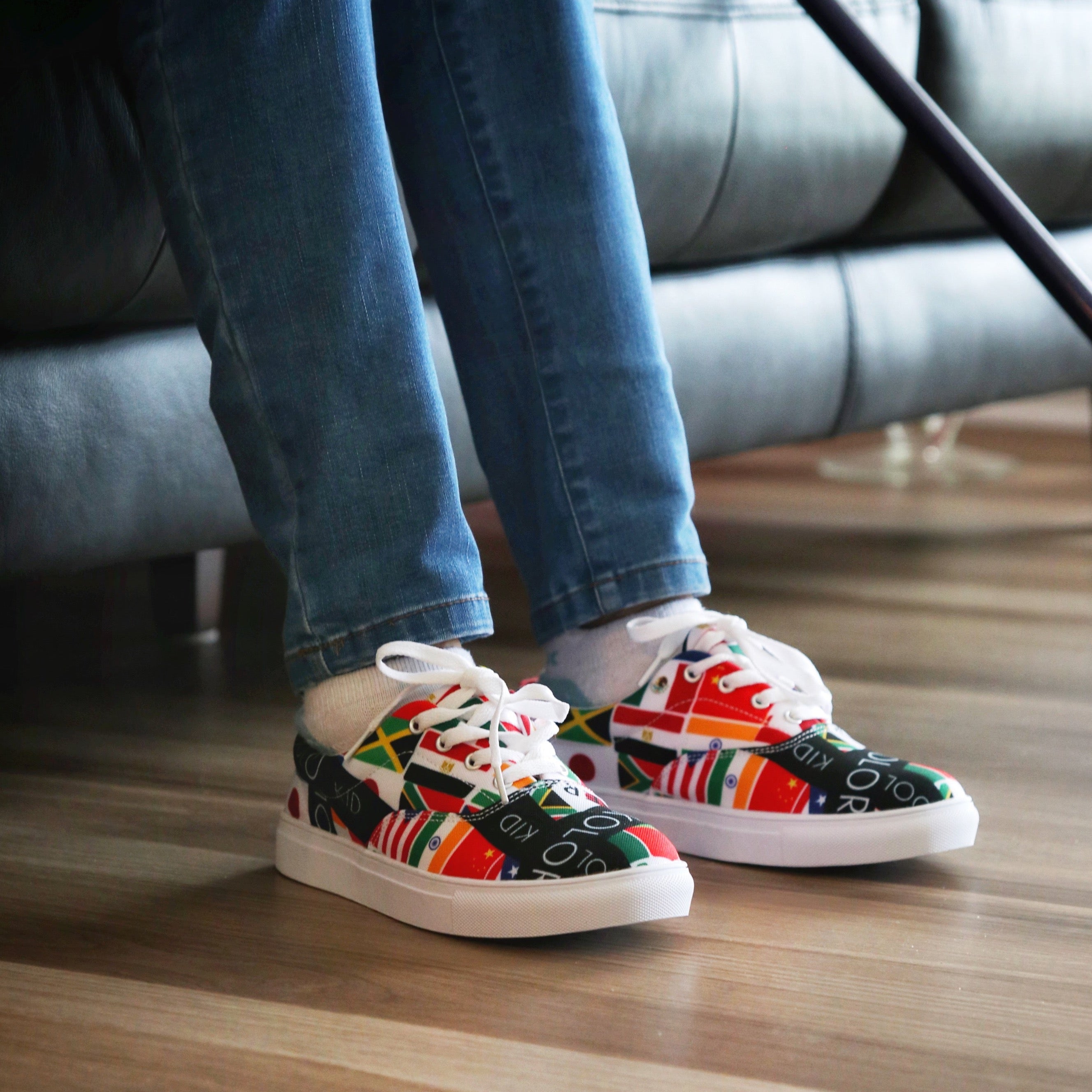 Global Kid Low Lace Up Women