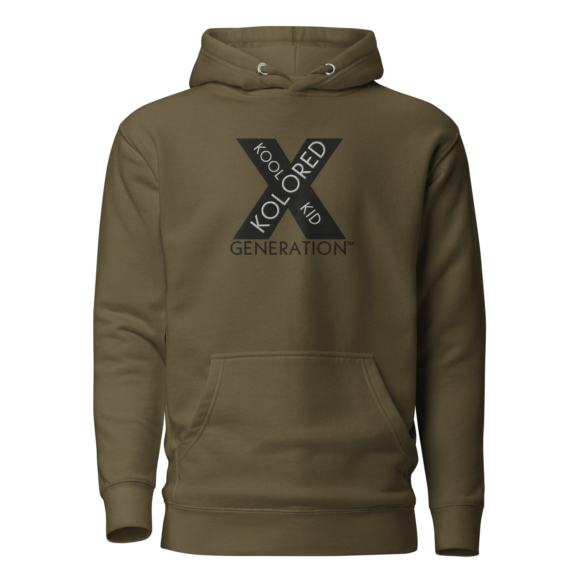 X Embroidered Hoodie