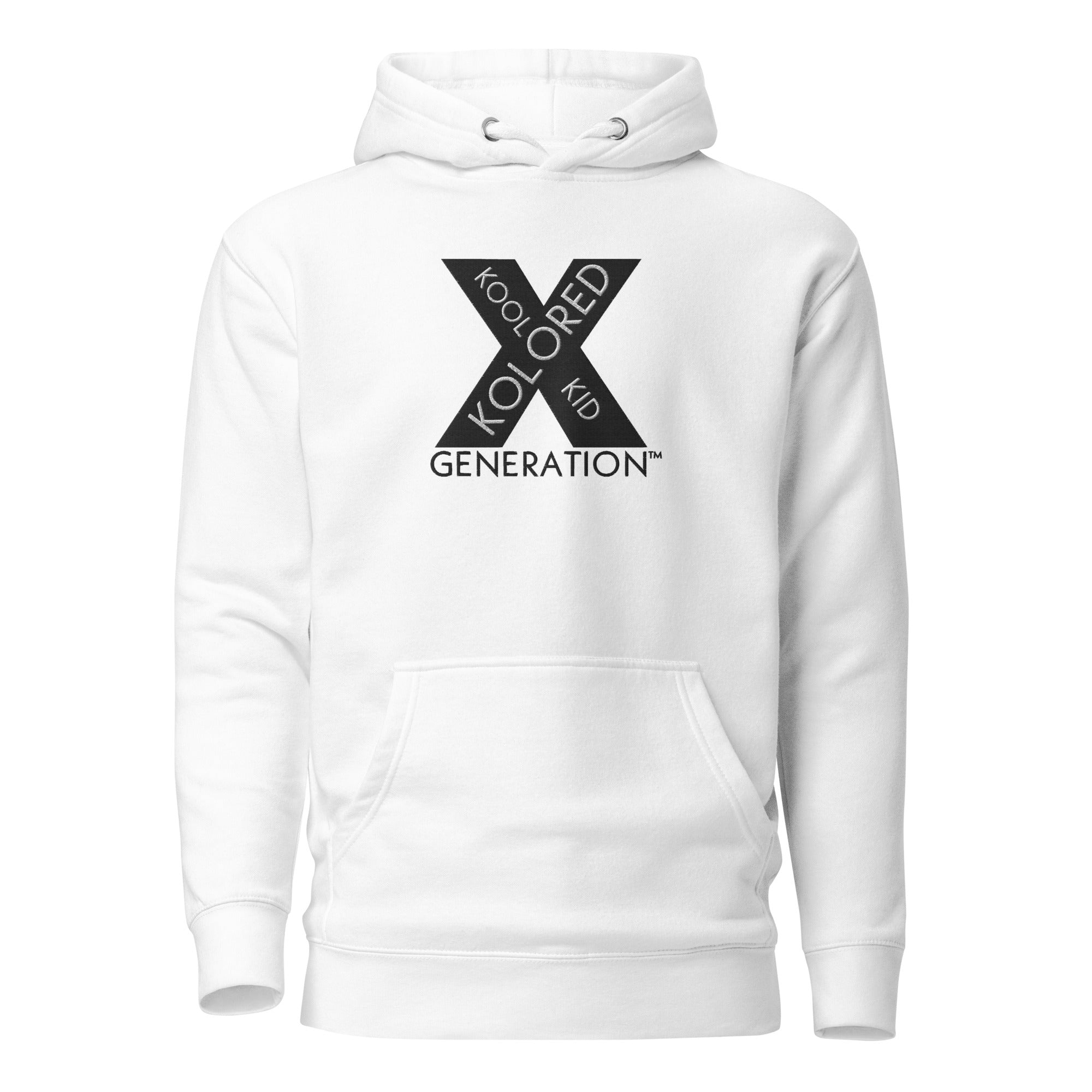 X Embroidered Hoodie
