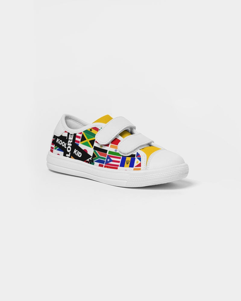 picture of global kid generation one left angle kid low top shot 