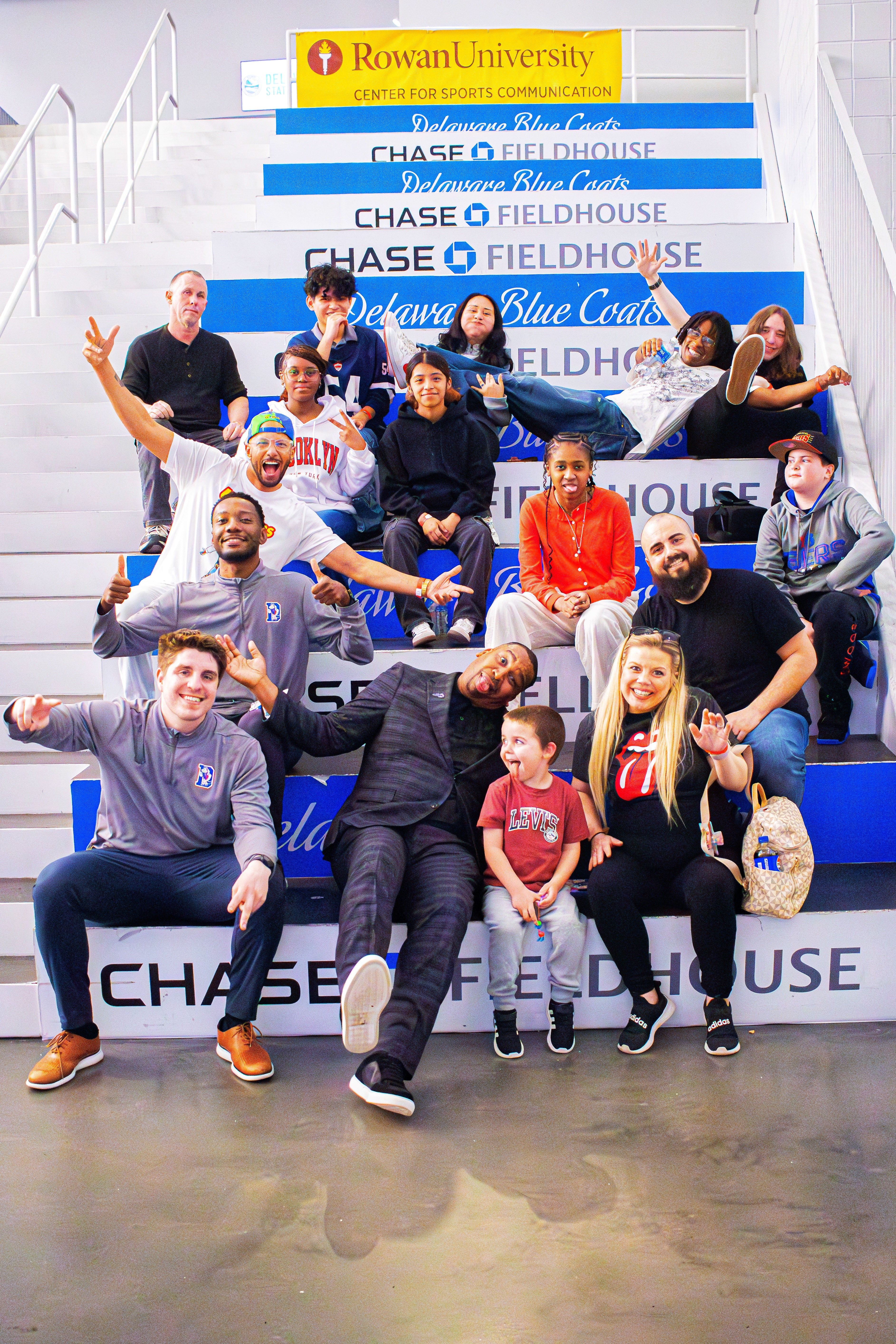 Tour 2 of the Blue Coats stadium at the chase fieldhouse in Wilmington Delaware
