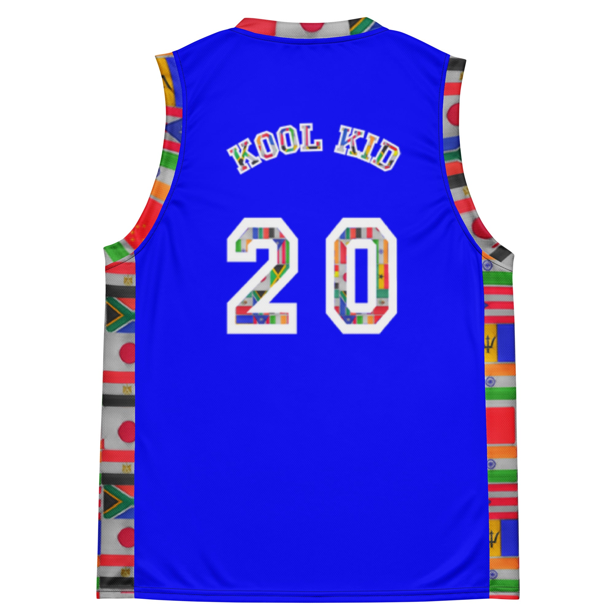 Kool Kid recycled basketball jersey