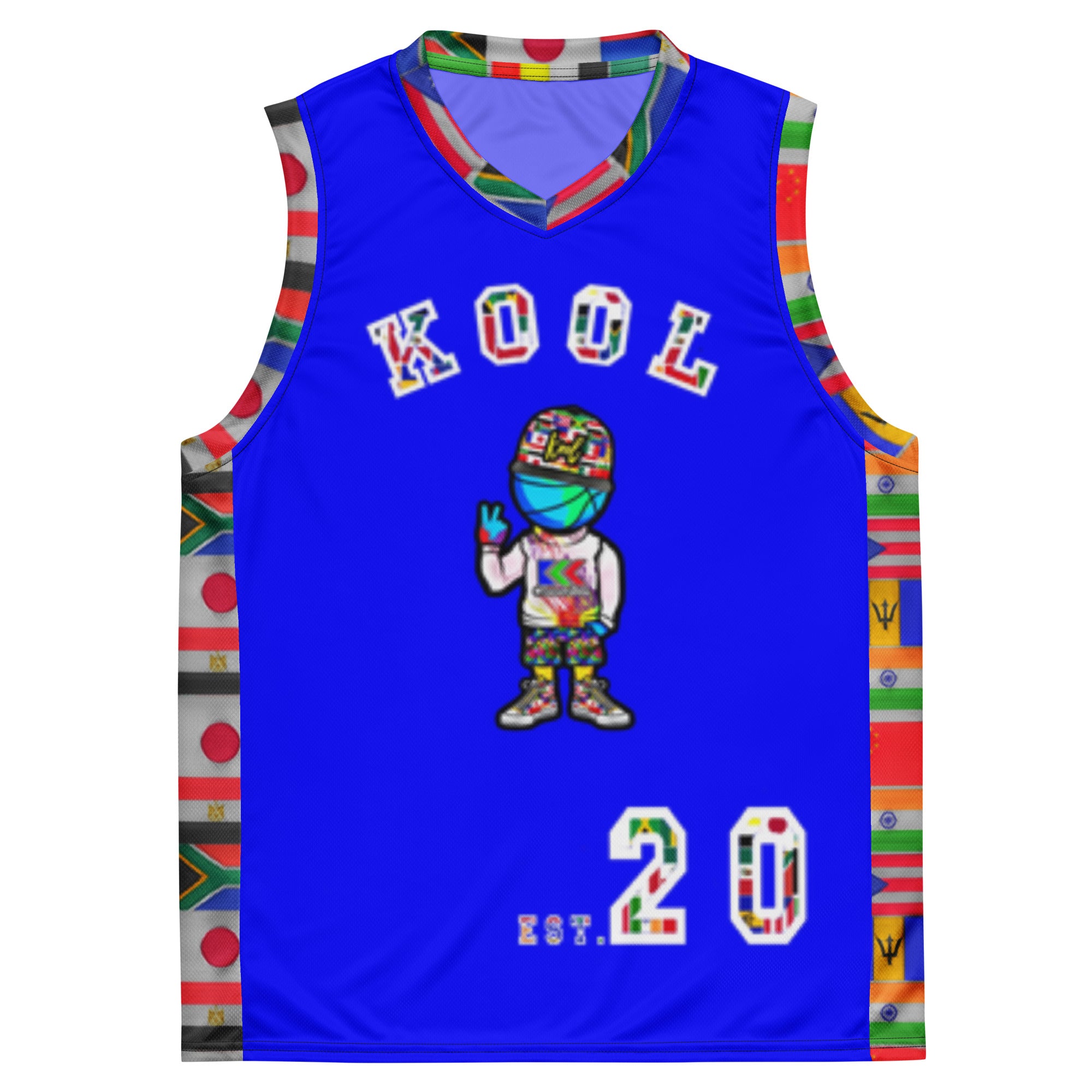 Kool Kid recycled basketball jersey