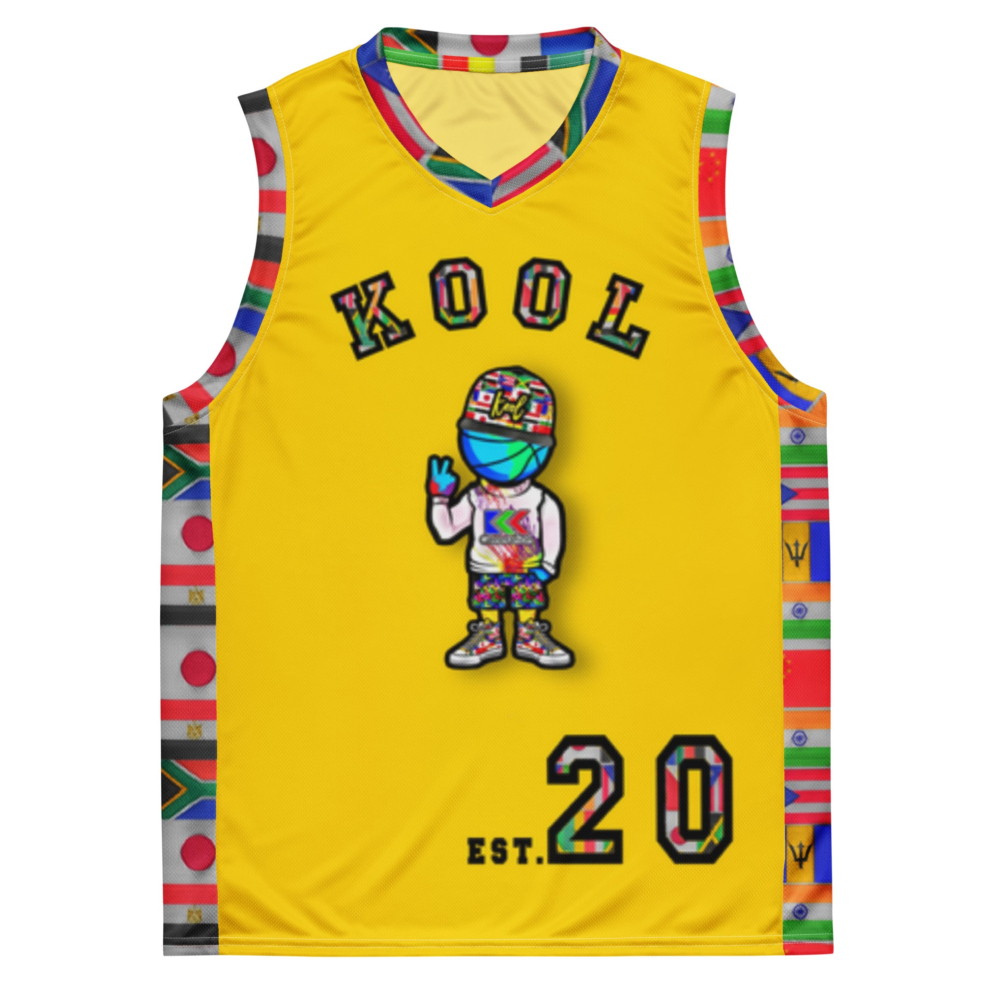 Kool Kid Recycled  basketball jersey