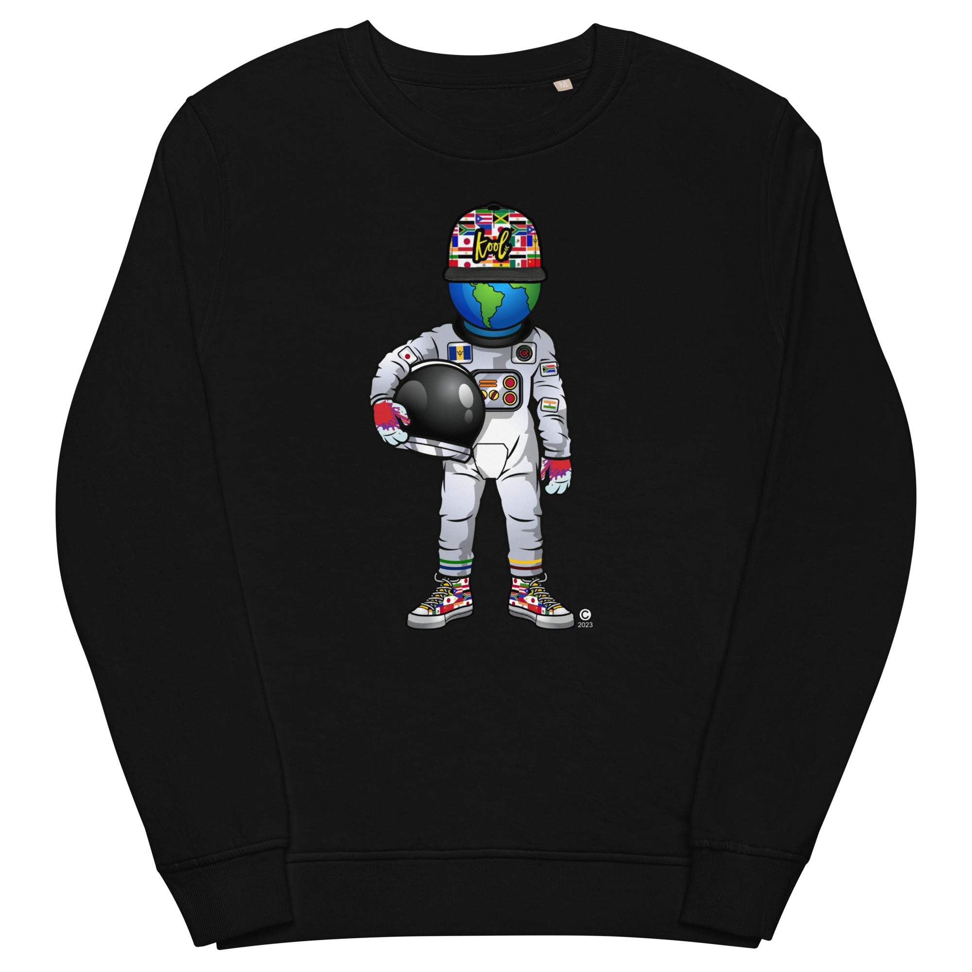 Kool World organic Outer Space is the limit sweatshirt