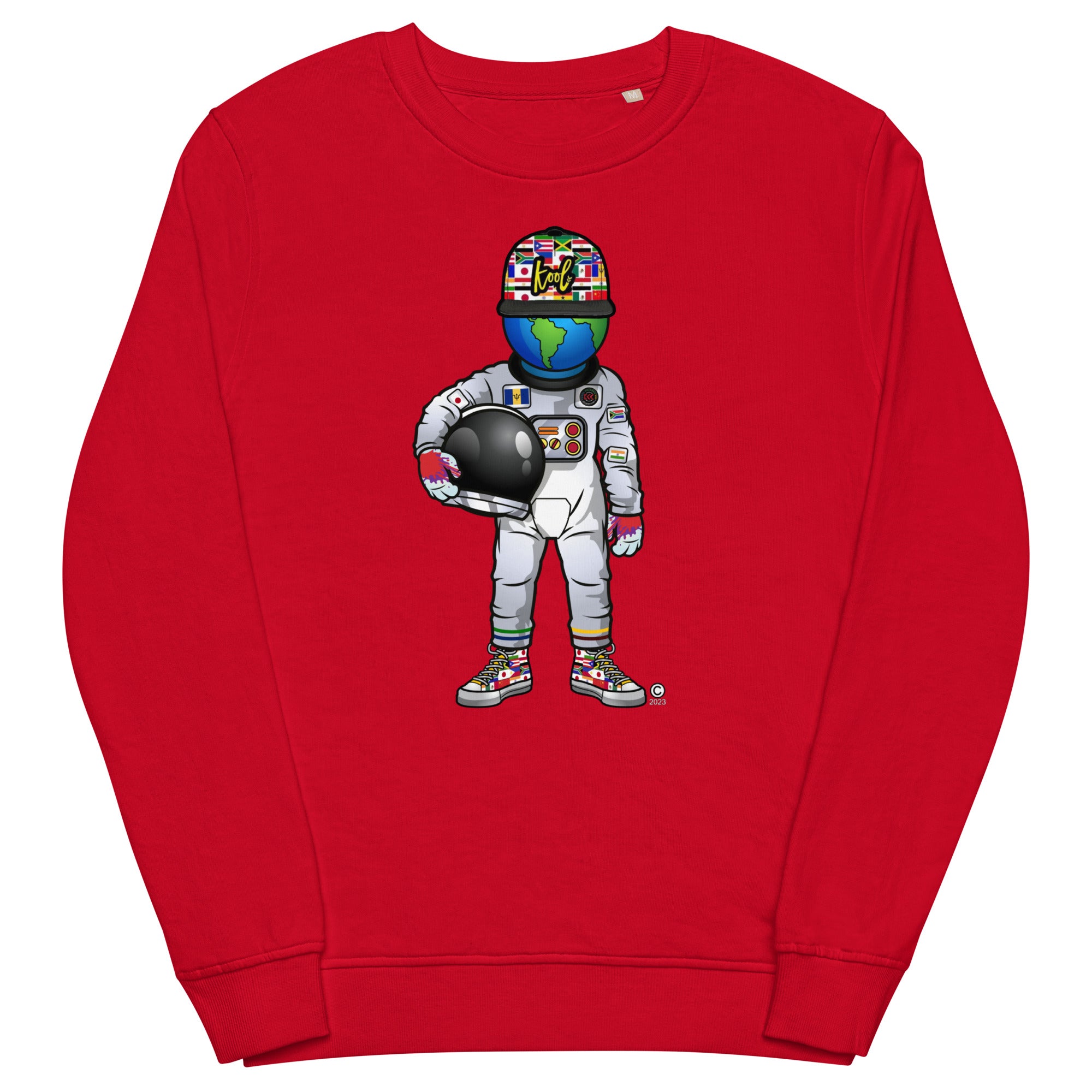 Kool World organic Outer Space is the limit sweatshirt