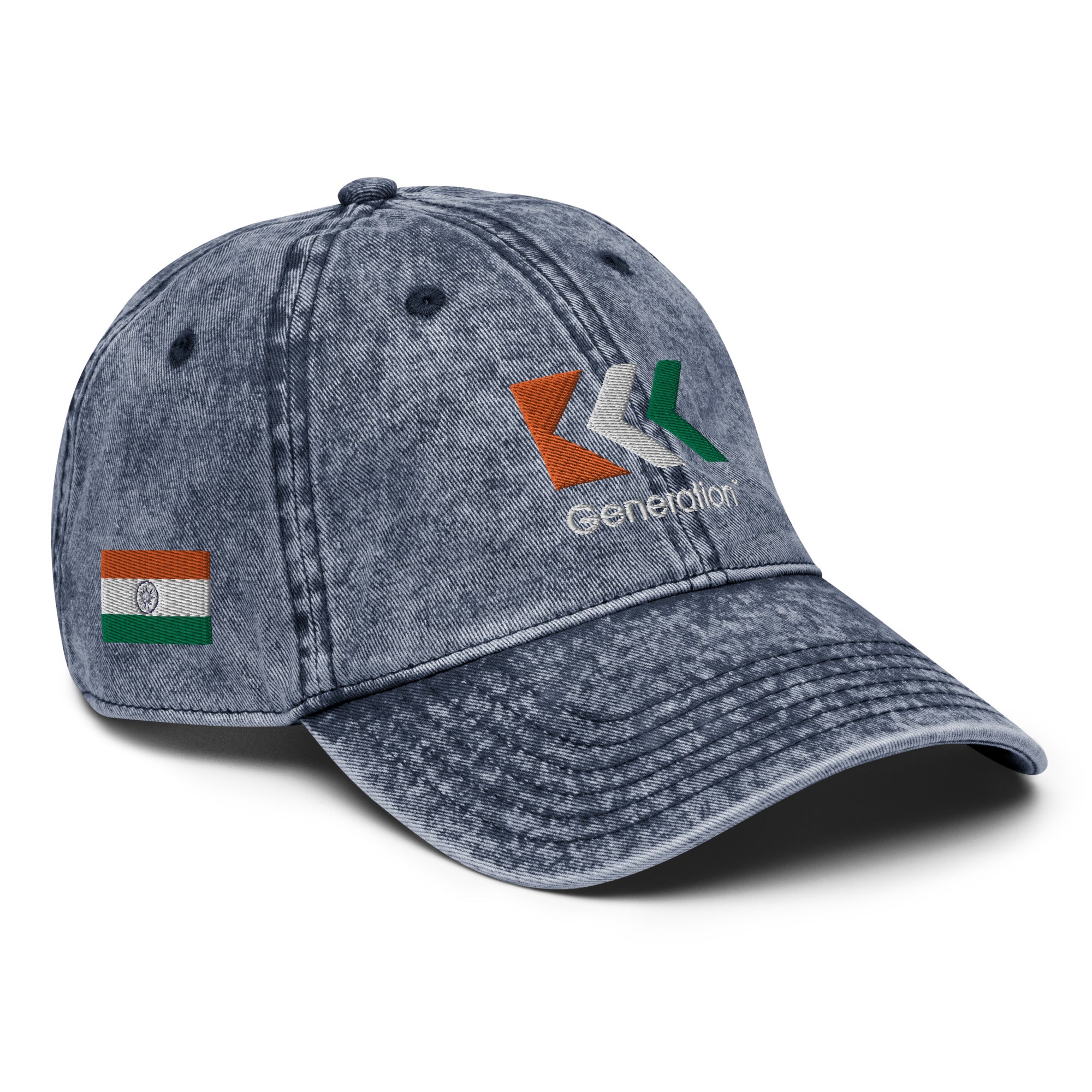 🇮🇳 India Vintage Cotton Twill Cap